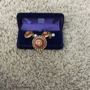 Lanvin Earrings and Brooche